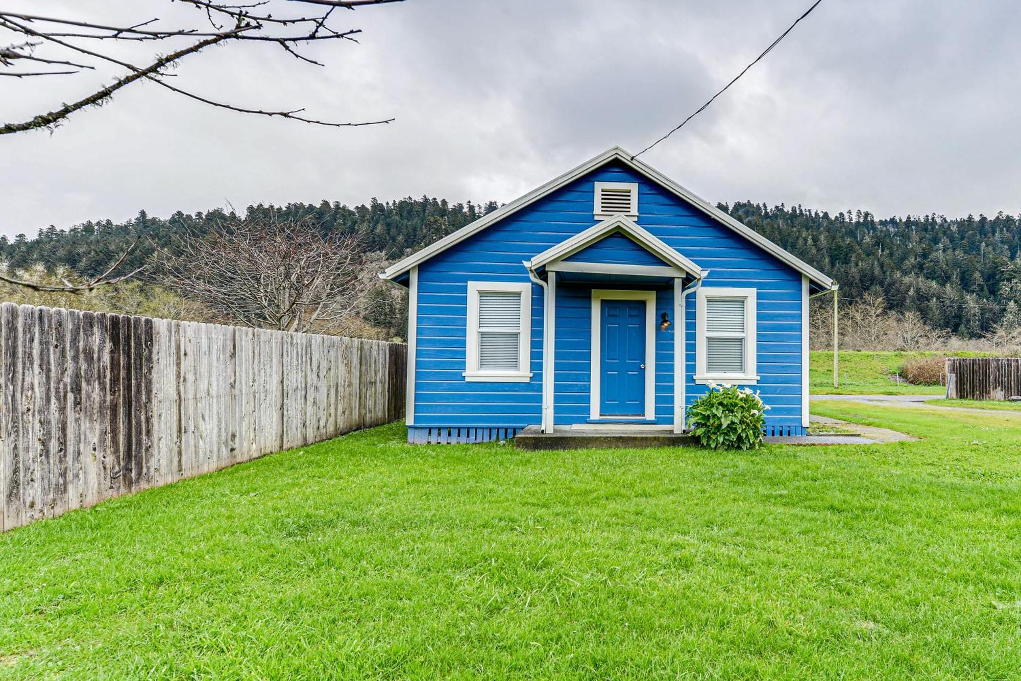 Cozy Norcal Cottage 2 Mi To Redwoods And Beaches! Orick Εξωτερικό φωτογραφία