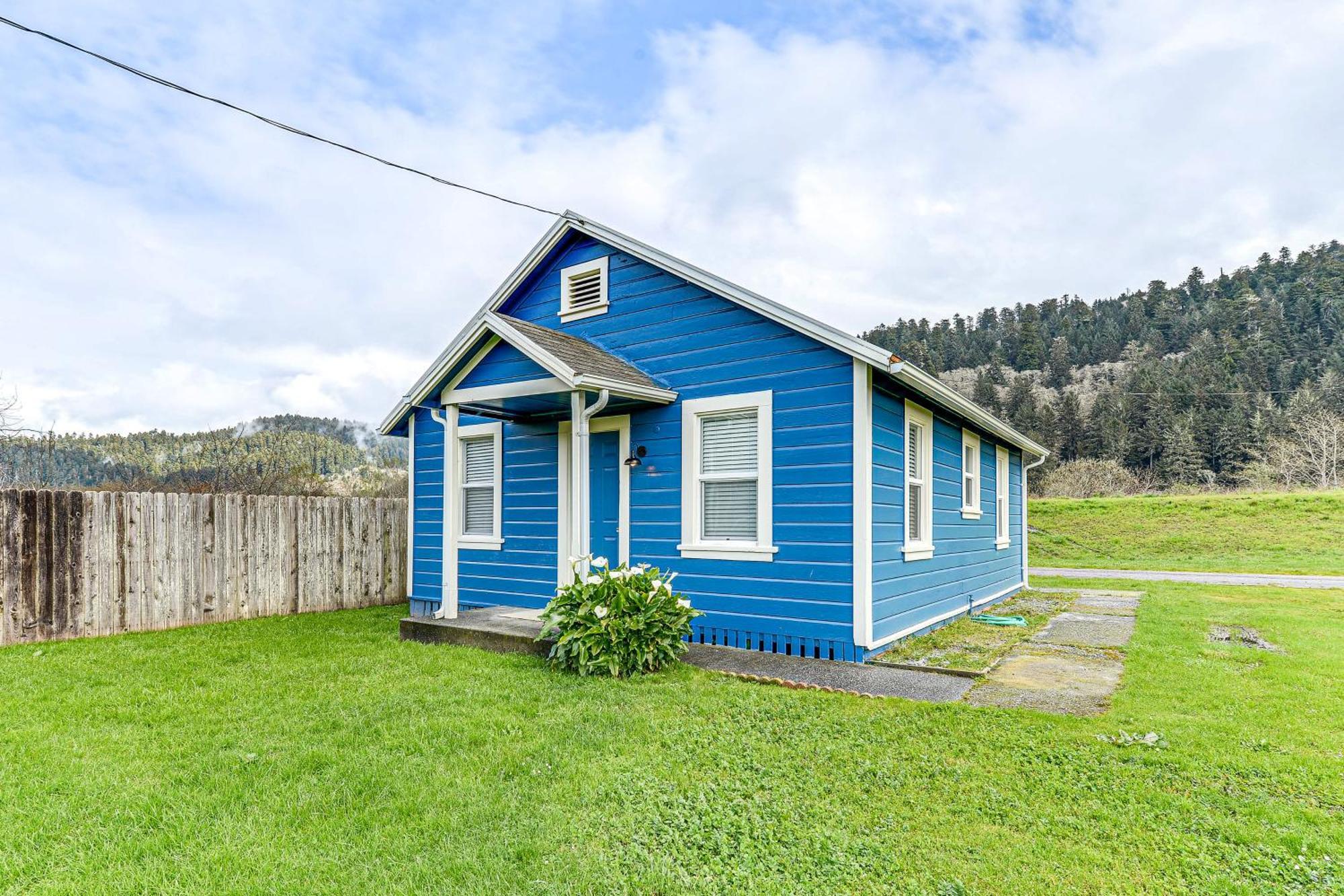 Cozy Norcal Cottage 2 Mi To Redwoods And Beaches! Orick Εξωτερικό φωτογραφία